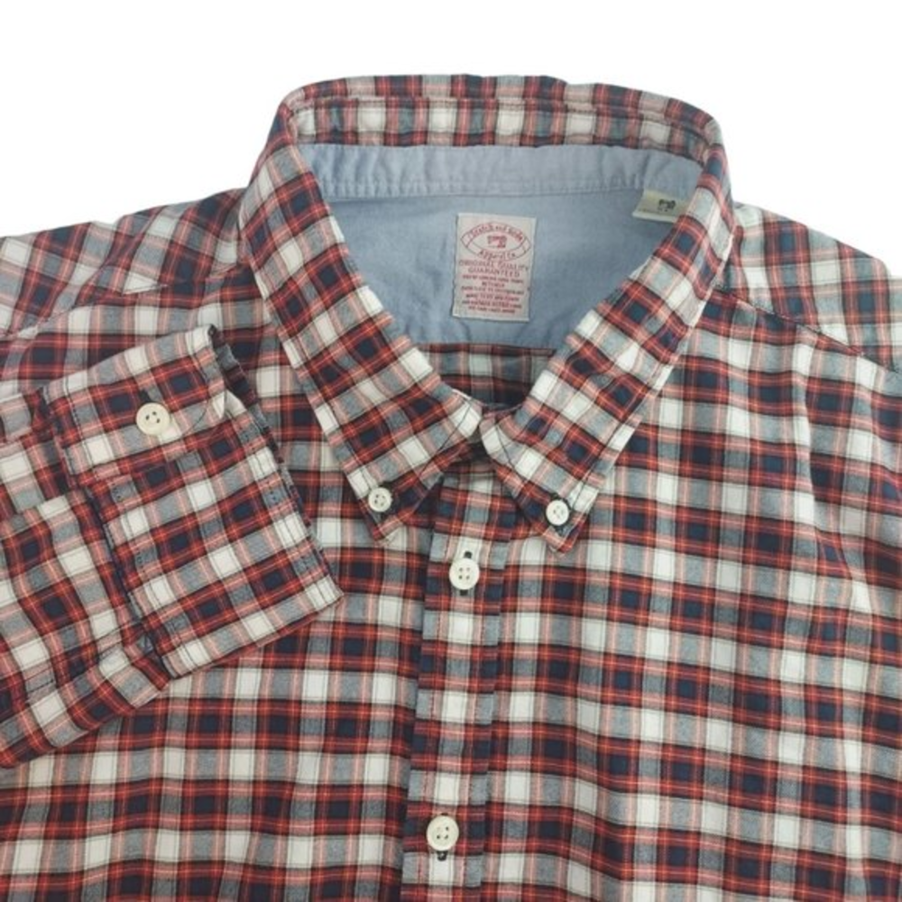 Scotch & Soda Mens‎ XL Red Plaid Long Sleeve Button Down Shirt